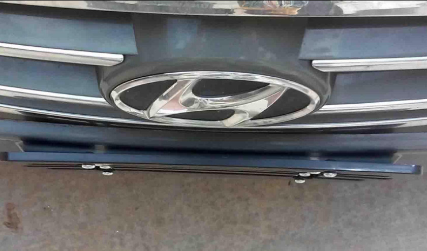 License Plate Tag Holder Mount Relocator Adapter Bumper Kit Bracket for HYUNDAI