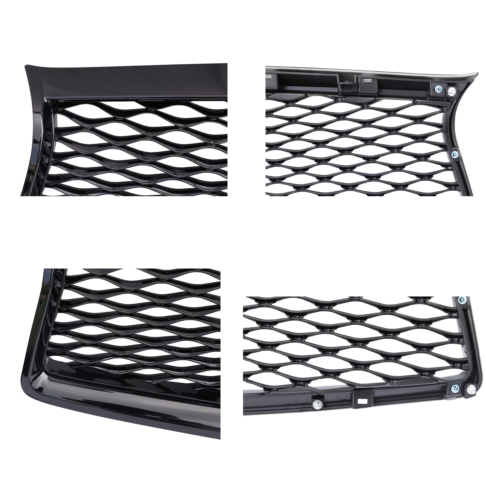 Fit 2014 2015 2016 2017 Infiniti Q50 JDM Front Bumper Upper black Grille Grill