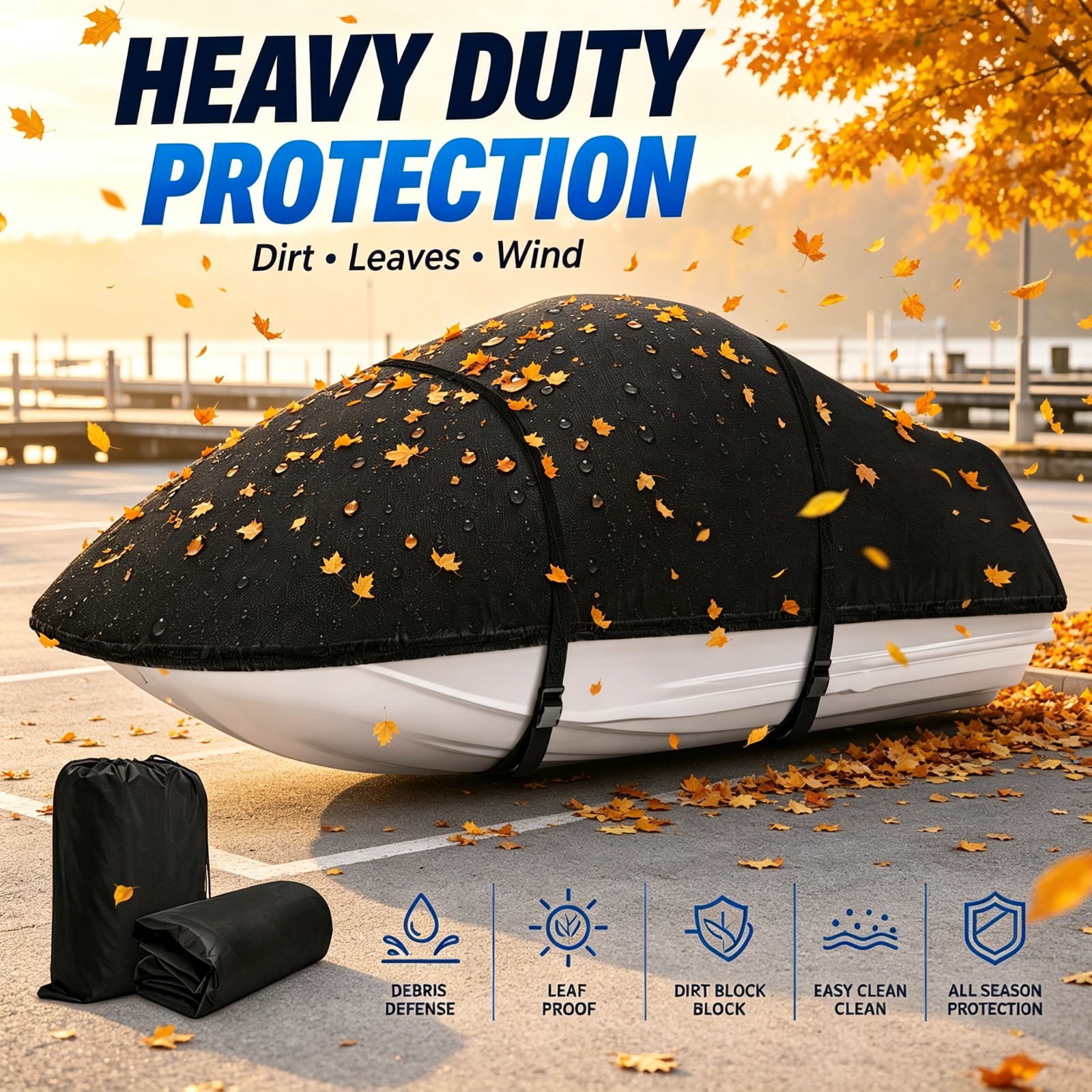 135-145″ Jet Ski Cover Waterproof UV Protect for Yamaha WaveRunner FX Cruiser HO