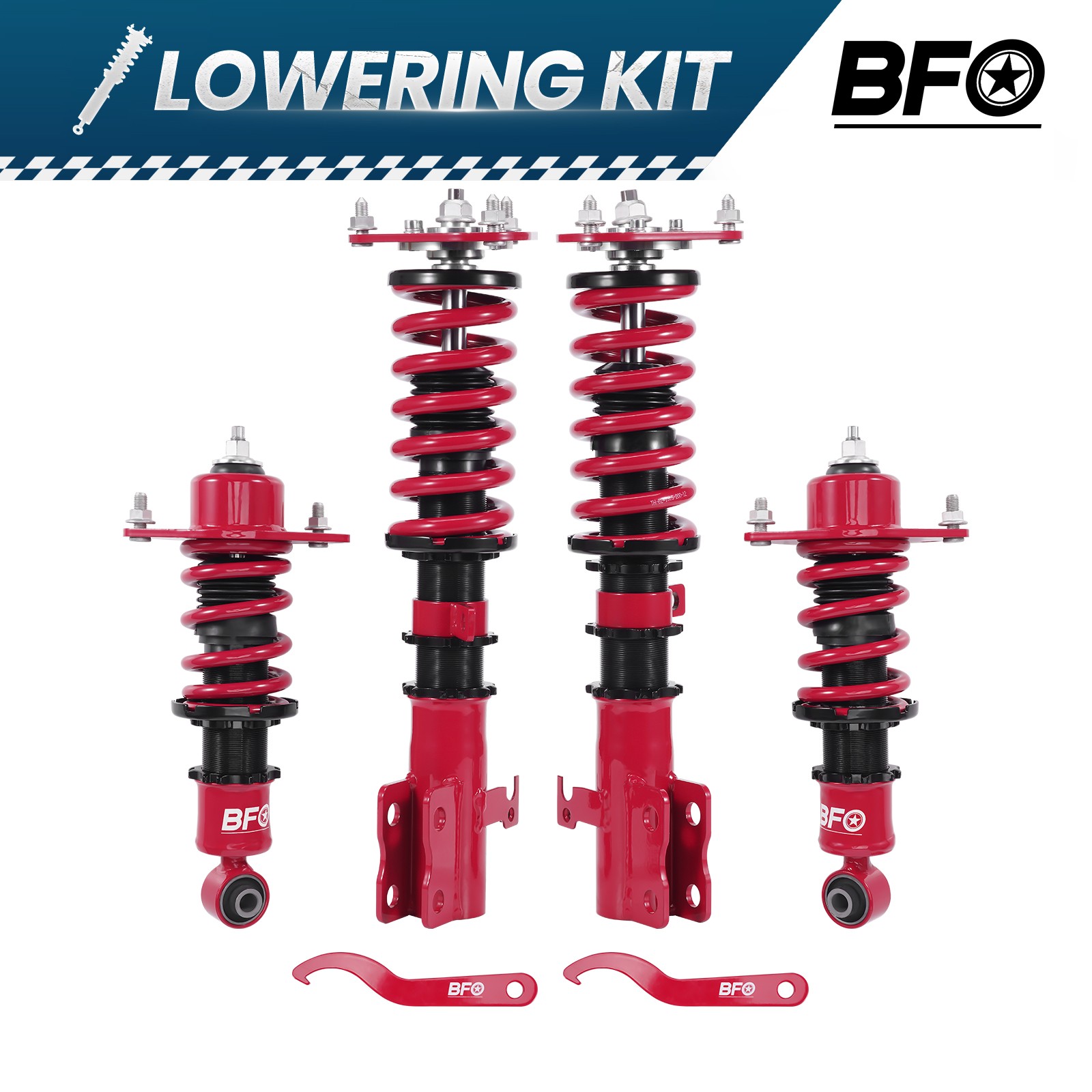 BFO Coilovers Shock Struts Kit For Toyota Celica 2000-2006 Adjustable Height