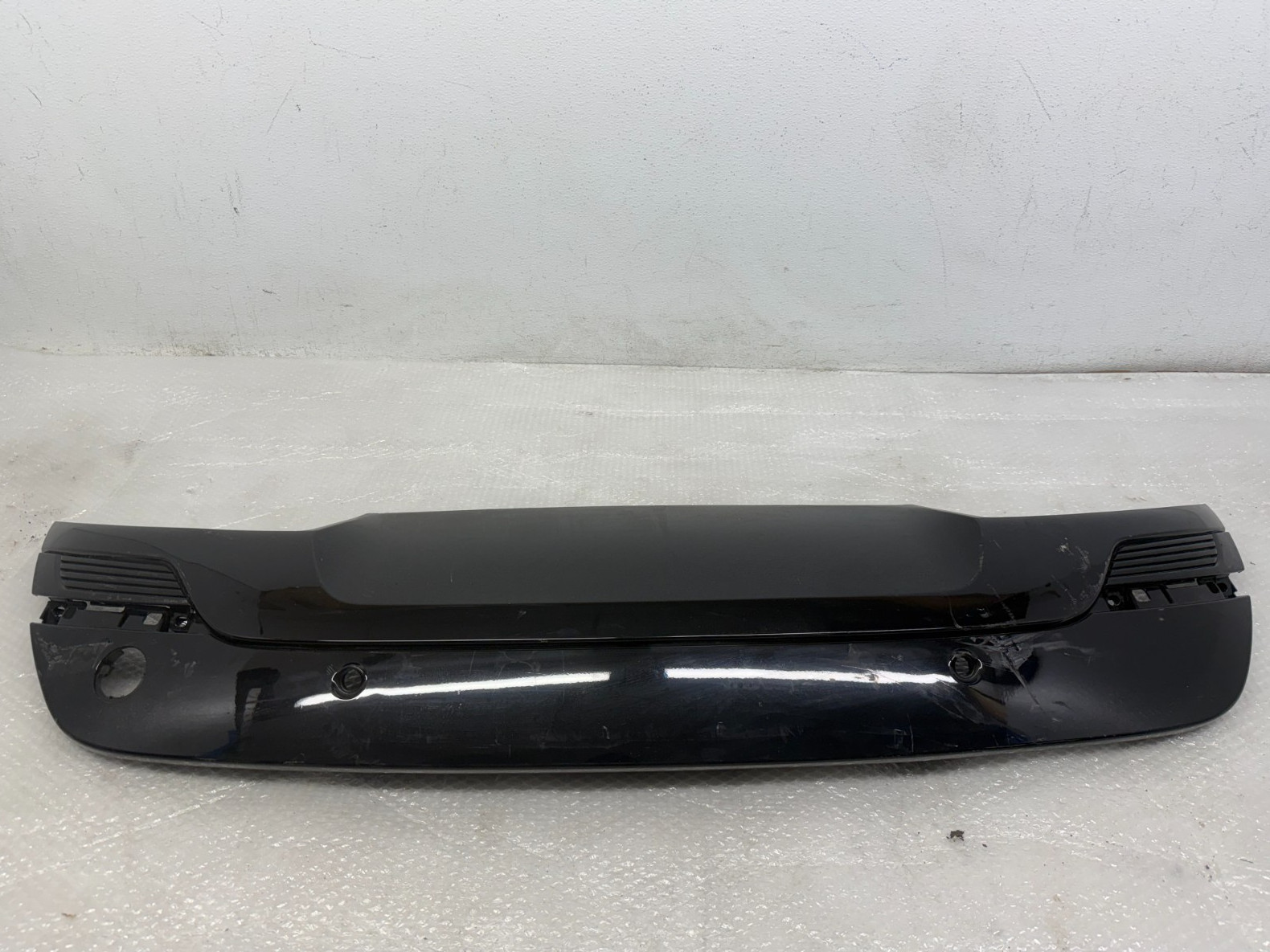 2024-2025 RANGE ROVER VELAR L560 REAR BUMPER LOWER VALANCE W/ PDC HOLE BLACK OEM