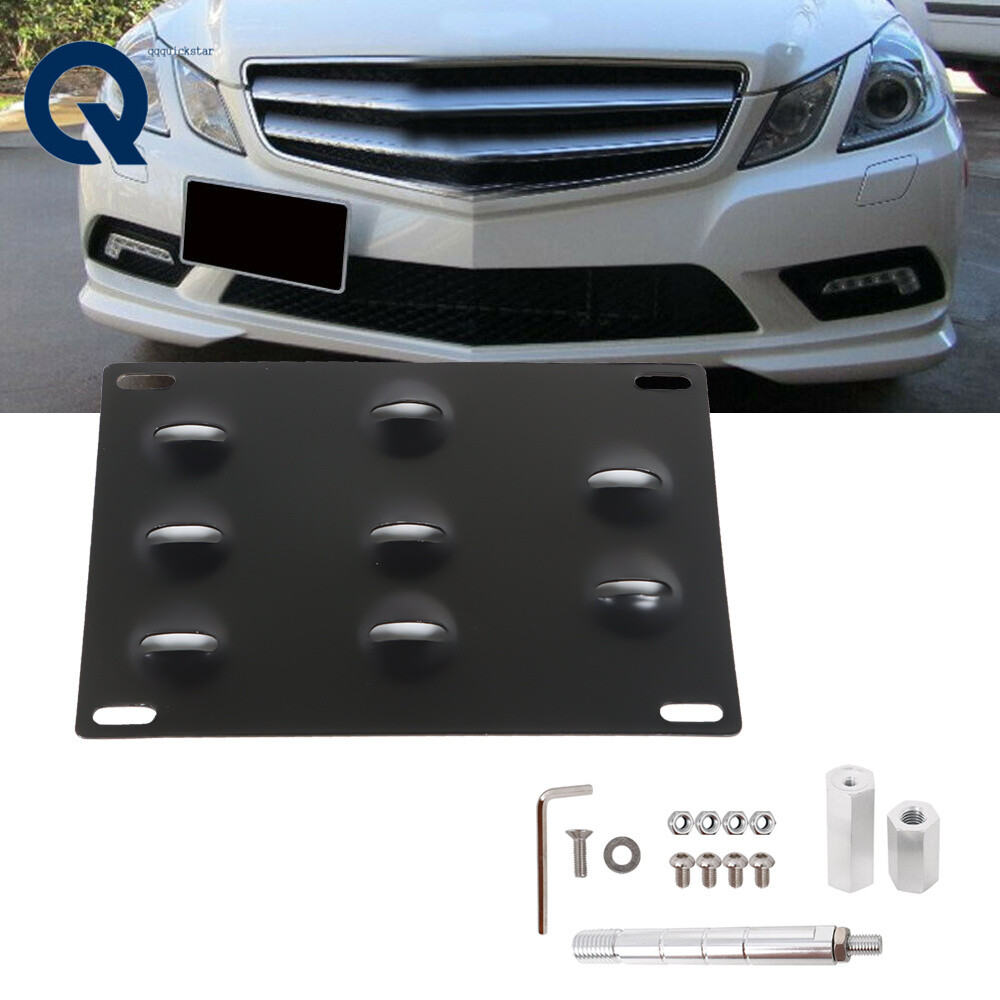 Bumper License Plate Tow Hook License Plate Bracket For Mercedes-Benz 2010-2020