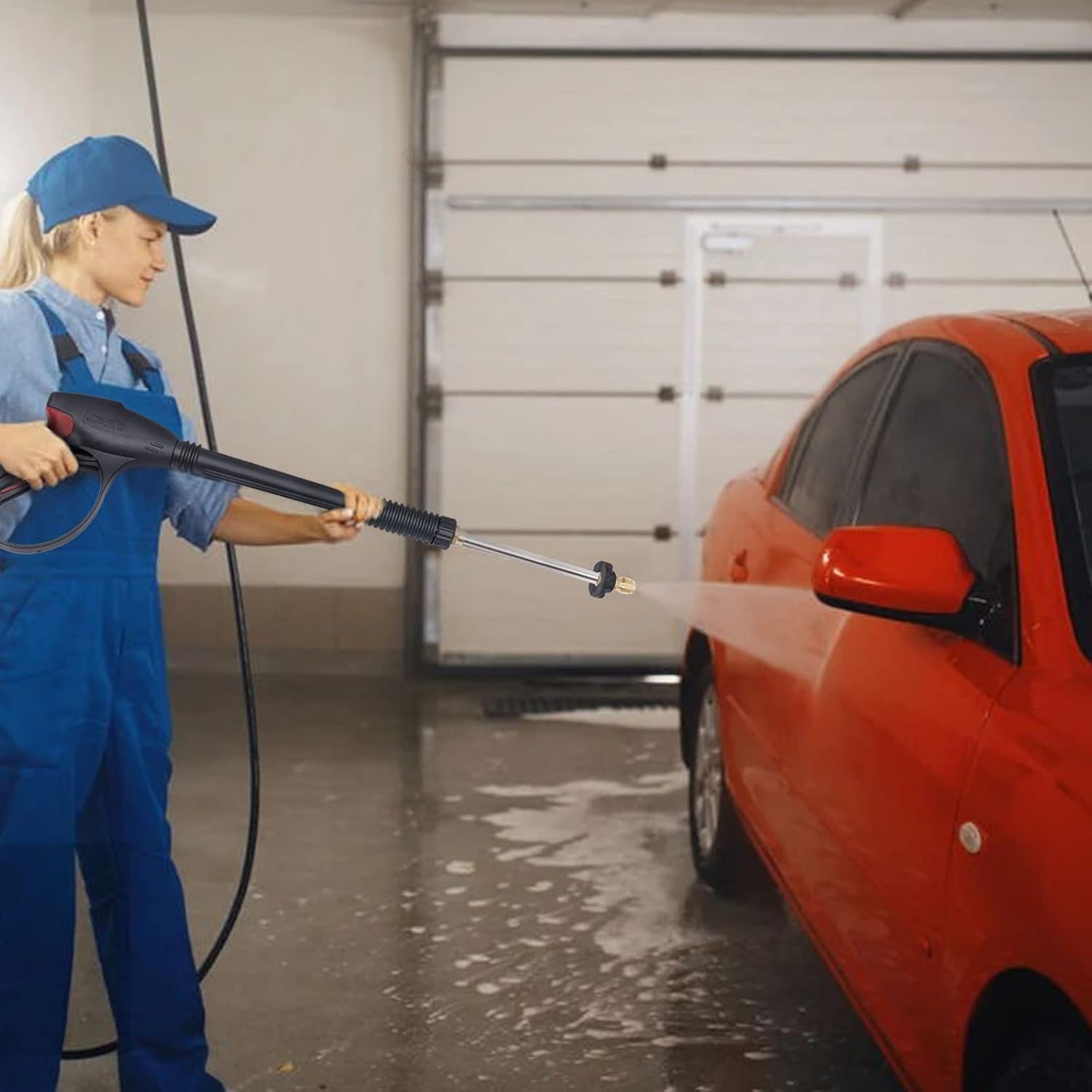 Heavy Duty Pressure Washer Gun M22 4000PSI with Extension Lance & 5 Nozzles