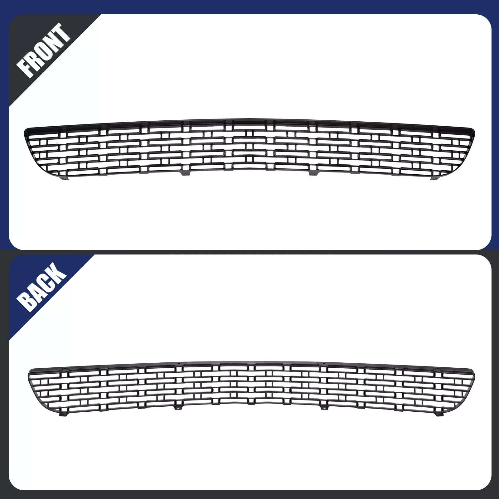 Front Bumper Lower Grille Grill Black For 2015-2022 Dodge Challenger 68259756AA