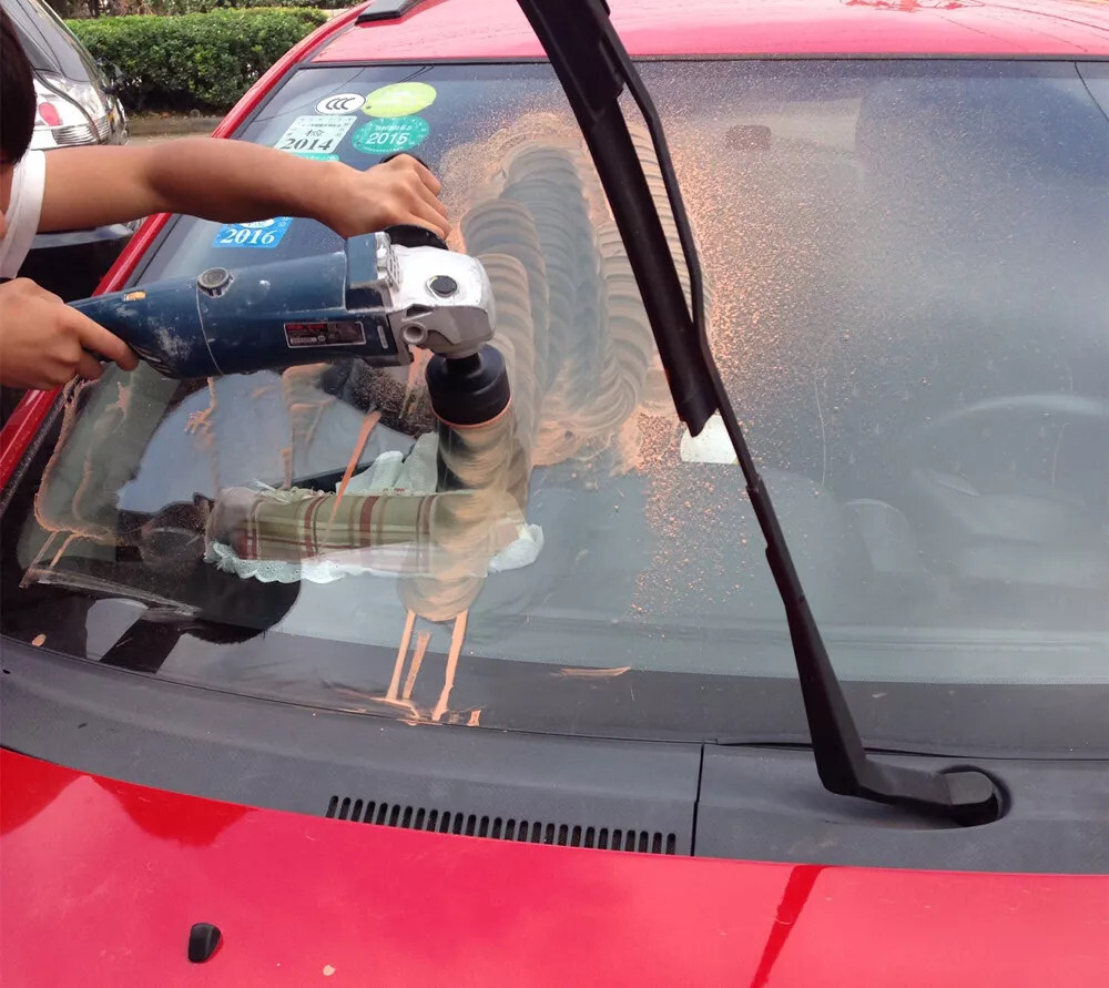 LSMIITTH Windshield Scratch Removal, Glass Polishing Kit, Windscreen Repair Kit
