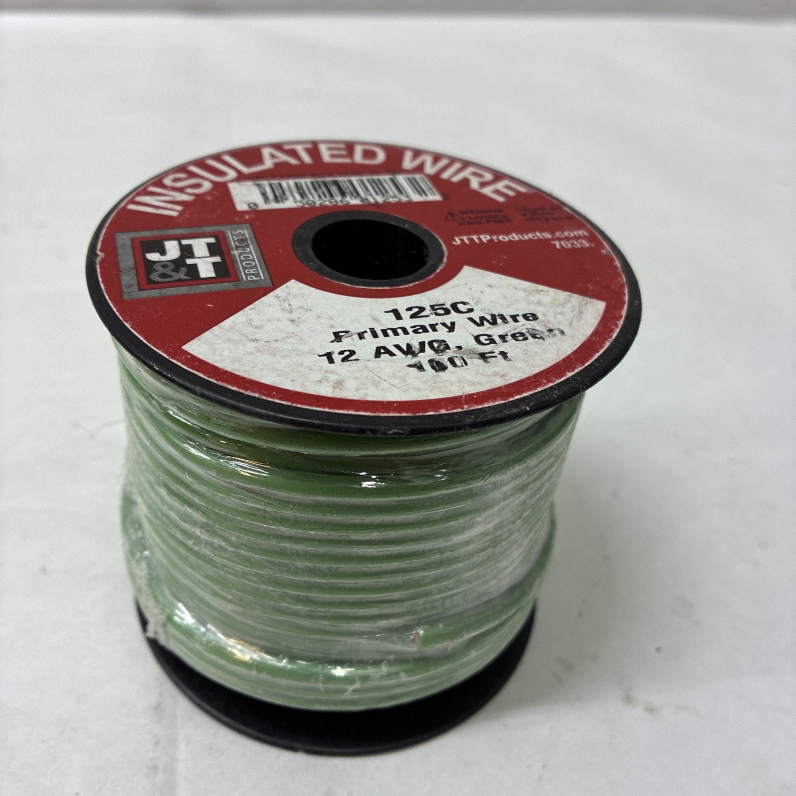 JTT Products Primary Wire 12AWG Green 100ft