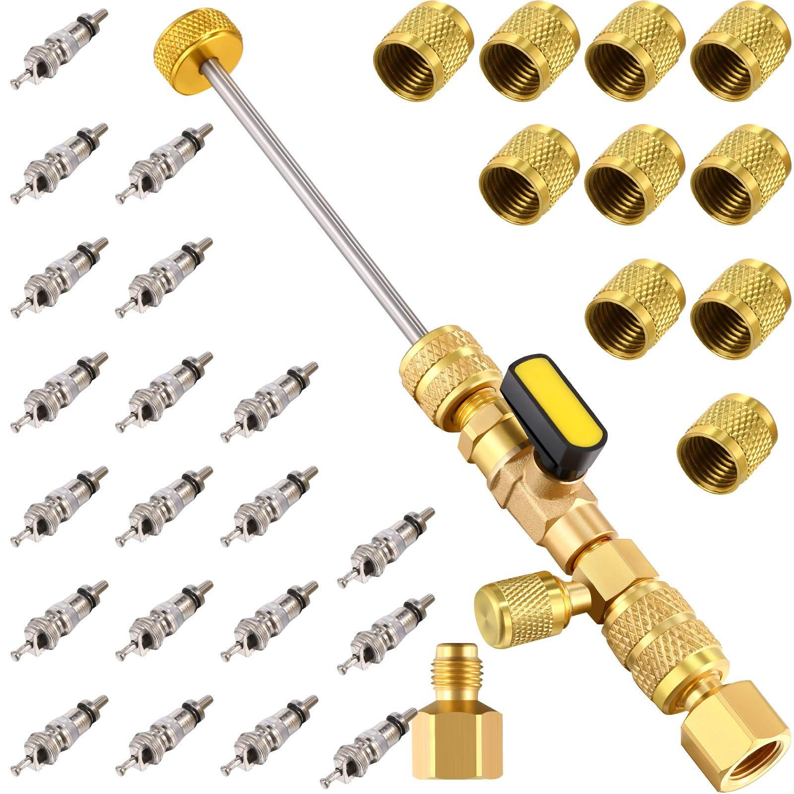 Mudder HVAC Valve Core Remover Installer Tool with Dual as pictures shown