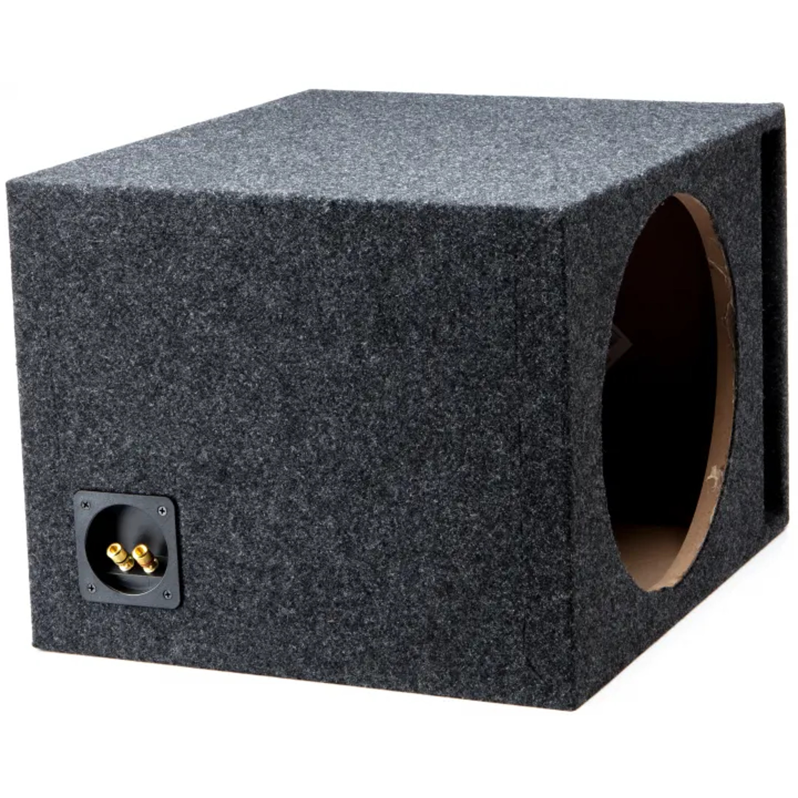 Car Audio Single 12″ Speaker Vented Subwoofer Stereo Sub Box Ported Enclosure