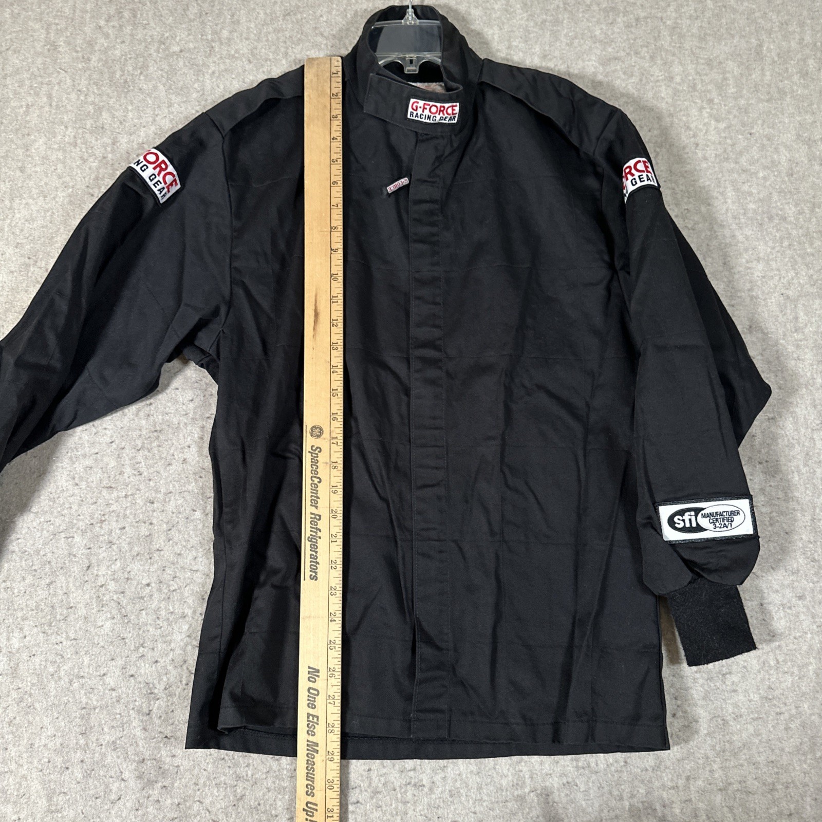 G-Force Racing Gear GF-125 Jacket Size Medium Black SFI-3.2A/1