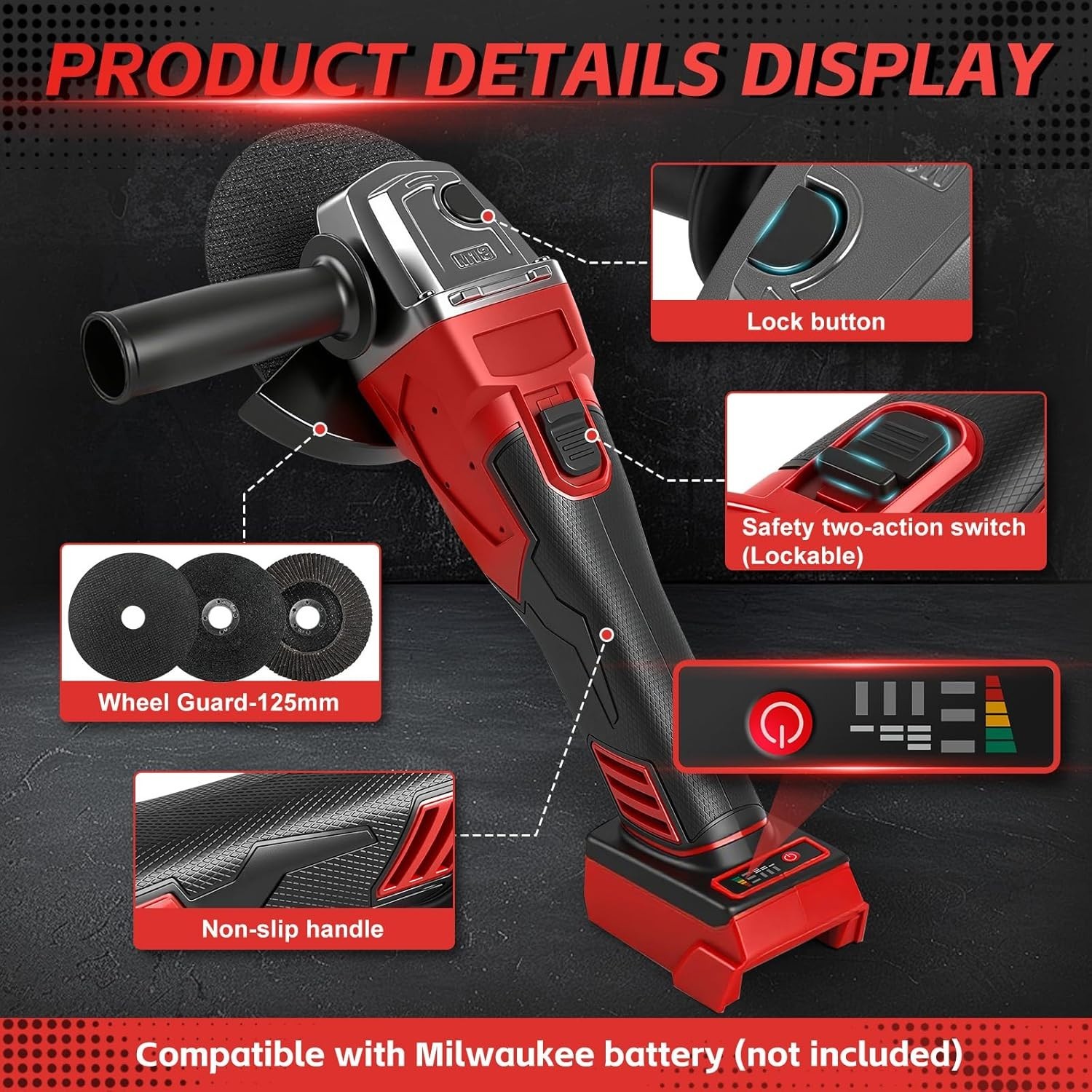 Flat Surface Cleaner 15.8 Inch 3600 PSI Hot Cold Water Pressure Washer 3 Wheels