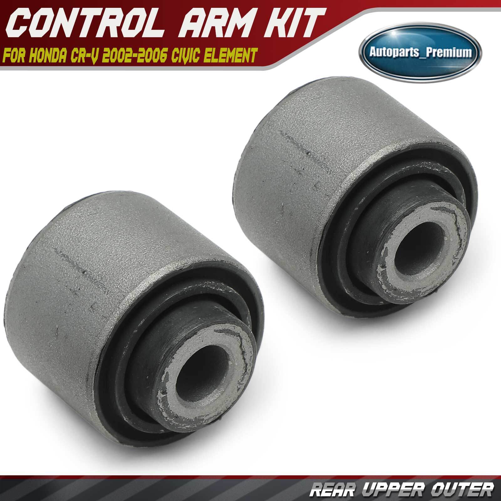 2x Rear Upper Outer Control Arm Bushing for Honda CR-V 2002-2006 Civic Element