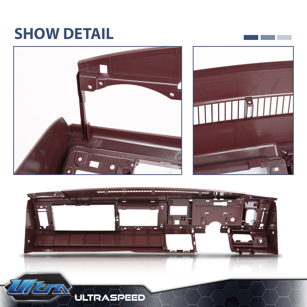 Dashboard Dash Core Red Fit For 1988-1994 Chevy GMC C/K Truck Suburban Blazer