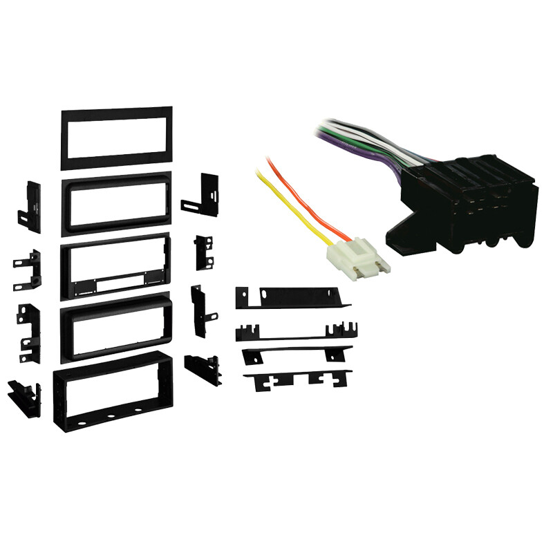 Fits Chevy El Camino 86-87 Single DIN Stereo Harness Radio Install Dash Kit