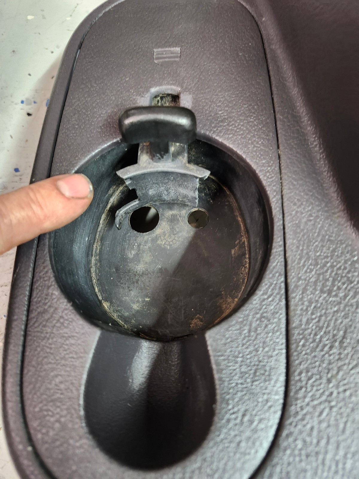 98-01 Dodge Ram 1500 2500 3500 Floor Console Cup Holder Manual Shifter Complete