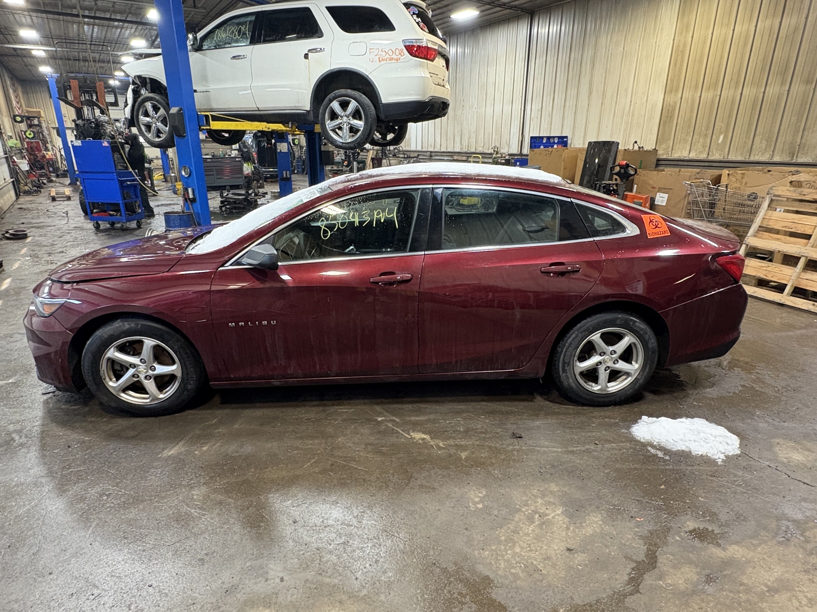 Used Front Right Door Assembly Front fits: 2016 Chevrolet Malibu VIN Z 4th digit