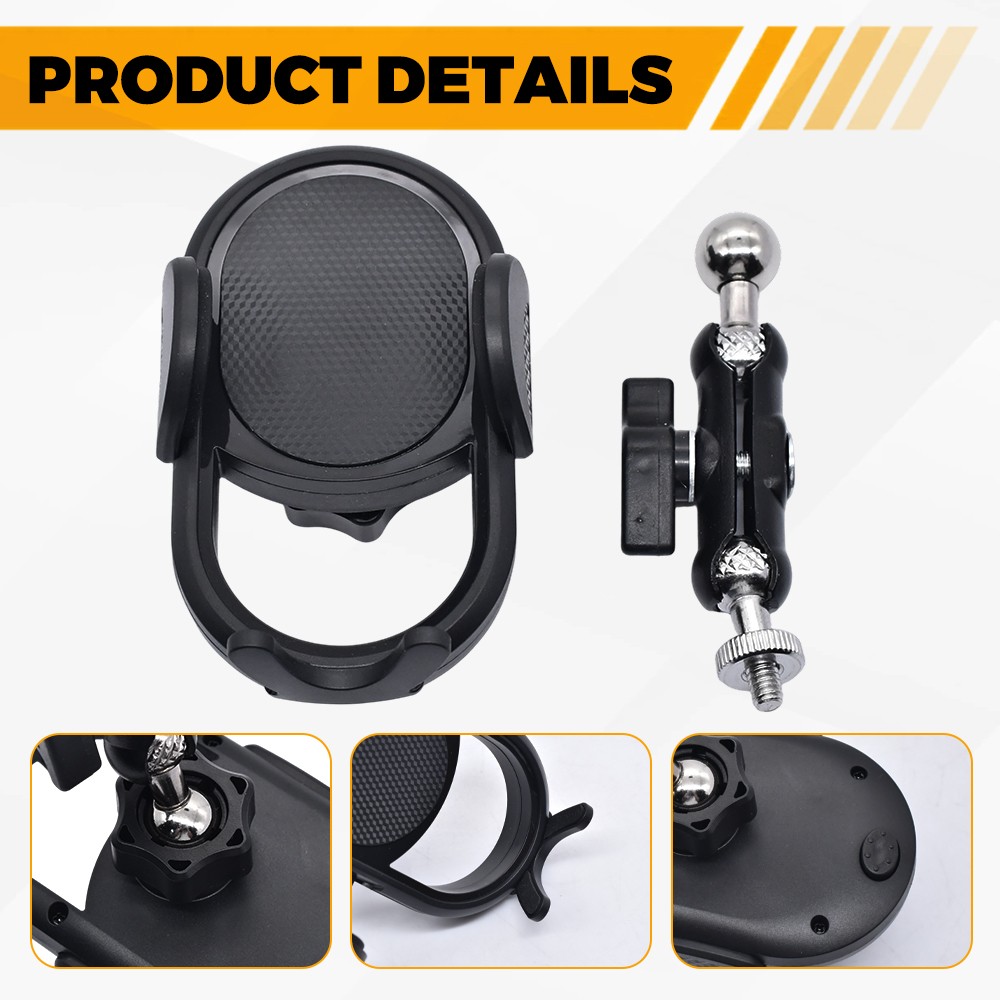 360° Car Phone Mount Holder Suitable for dashboard storage box For Cell Phone