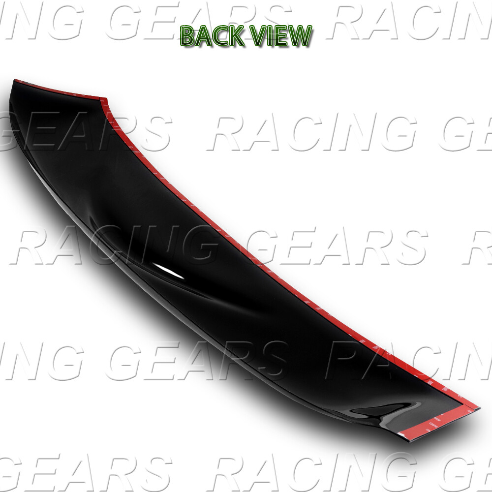 BLACK ABS PLASTIC REAR WINDOW ROOF VISOR SPOILER WING FIT 01-05 HONDA CIVIC 4-DR