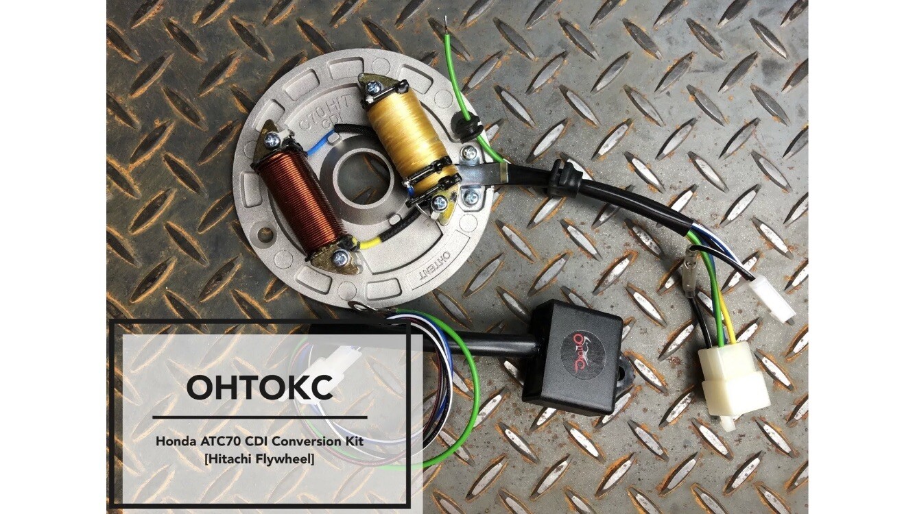 Honda ATC70 CDI Conversion Kit [Hitachi Flywheel] Electronic Ignition All Years