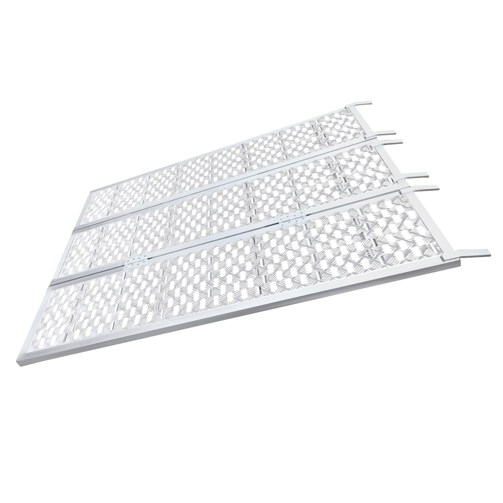 Aluminum Loading Ramp Folding Trailer Ramp For Motorcycle ATV UTV Trucks 1500LBs