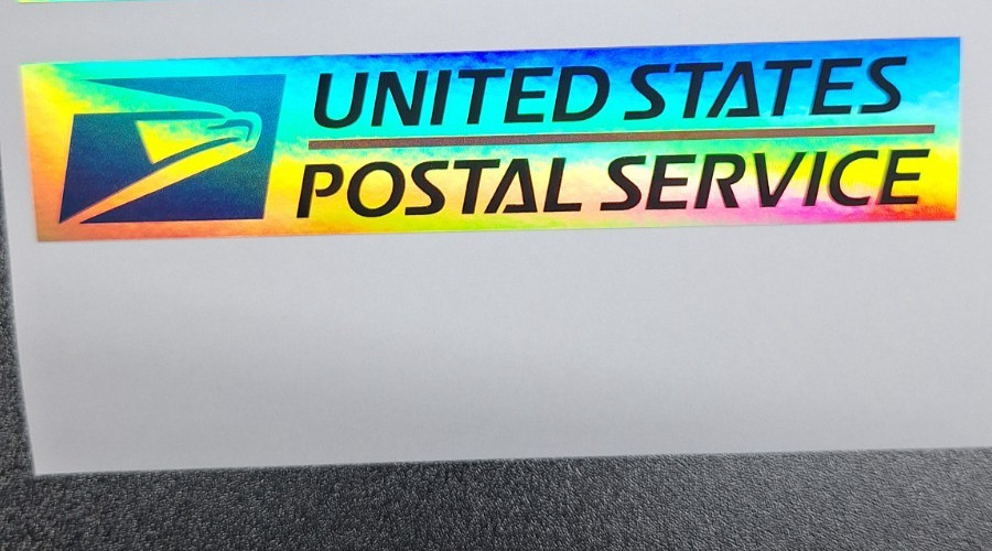 United States Postal Service Holographic Vinyl Decal Car Truck SUV US MAIL Shiny
