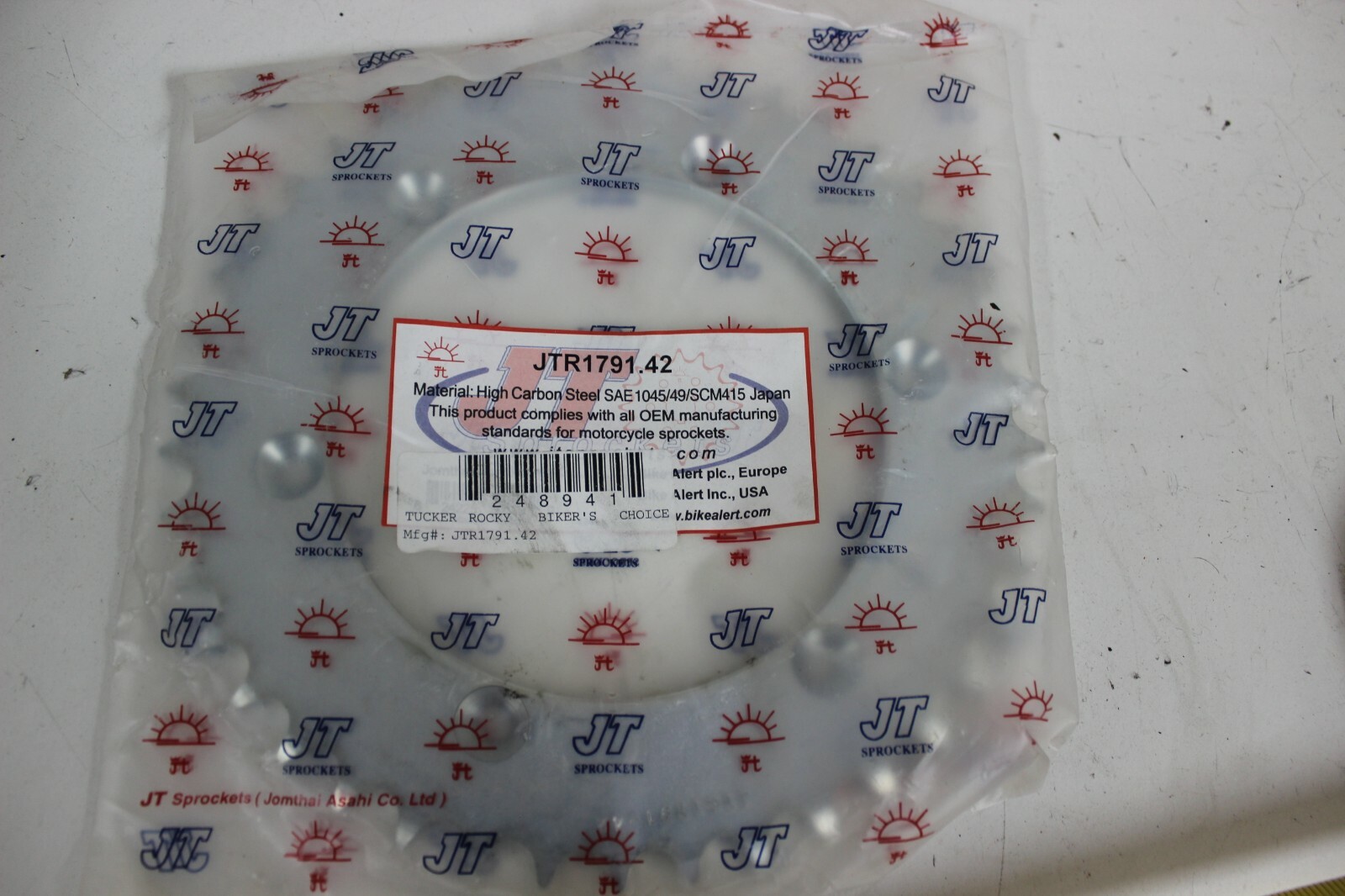 JT Sprockets JTR1791 High Carbon Steel Rear Sprocket 42 Teeth Fits Suzuki DR650