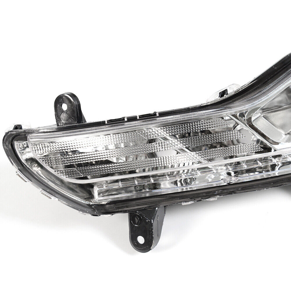 Left & Right Front Bumper Fog Lights Lamps w/Bulbs For 2013-2016 Ford Escape