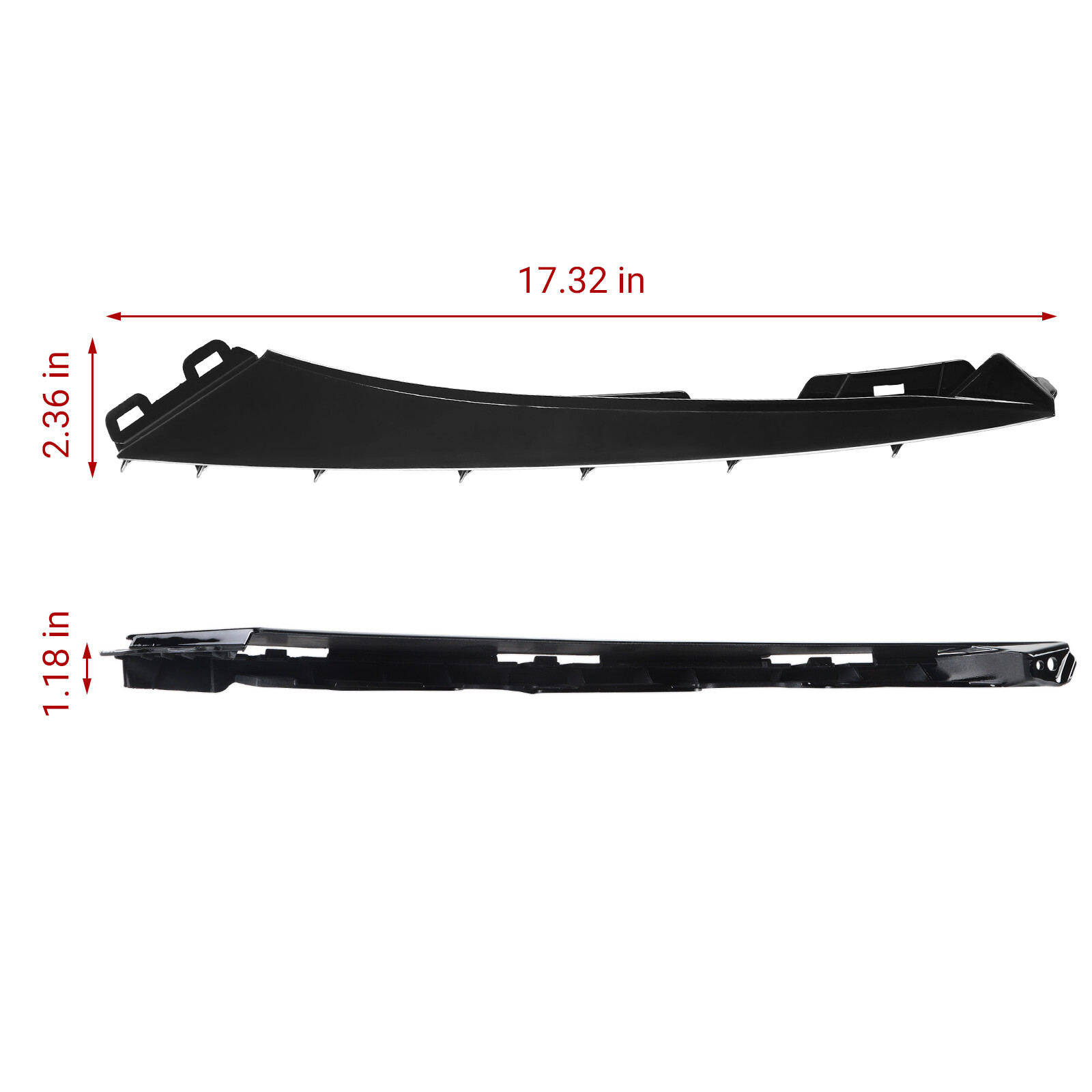 1Pair Set Grille Lower Moulding Trim For 2018-2020 Honda Accord Sedan Left&Right