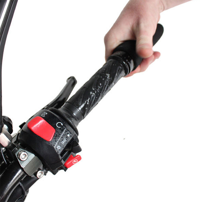 1 Pair Motorcycle Wrap Around Hand Grip Covers Anti Vibration Comfort Soft Touch