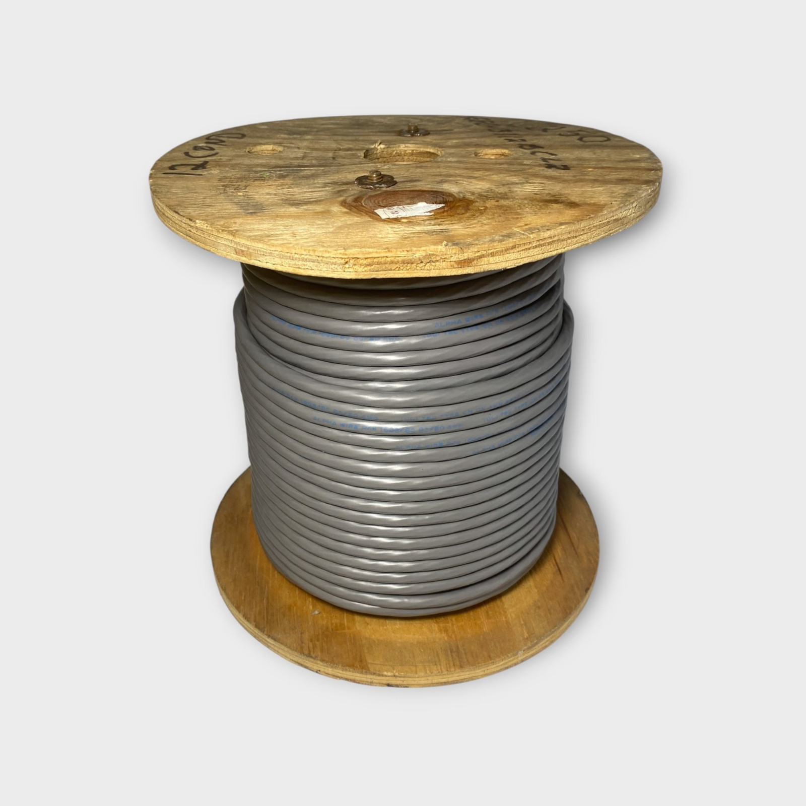 Alpha Wire 20/8 20 AWG Tinned 8 Conductor CM Cable – New Old Stock 200′ Spool