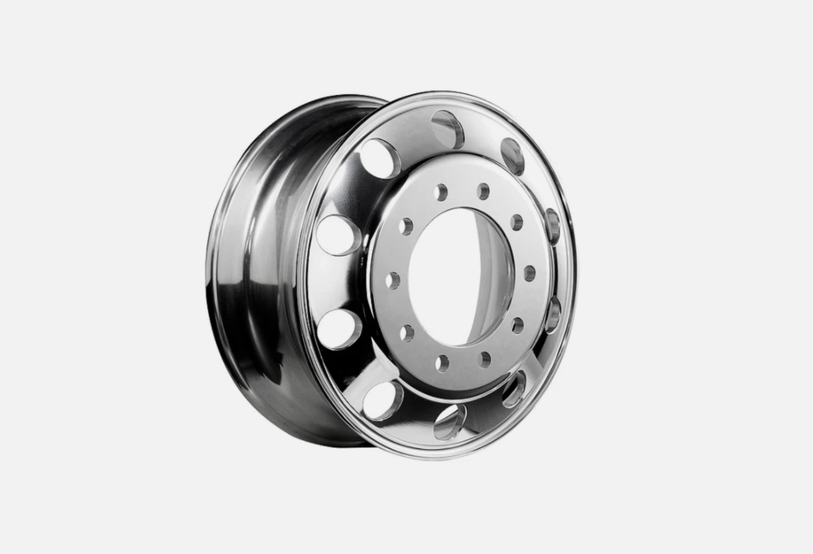 Fortpro 24.5×8.25 Alcoa Forged Aluminum Wheel Hub 10 Hand Holes F286441