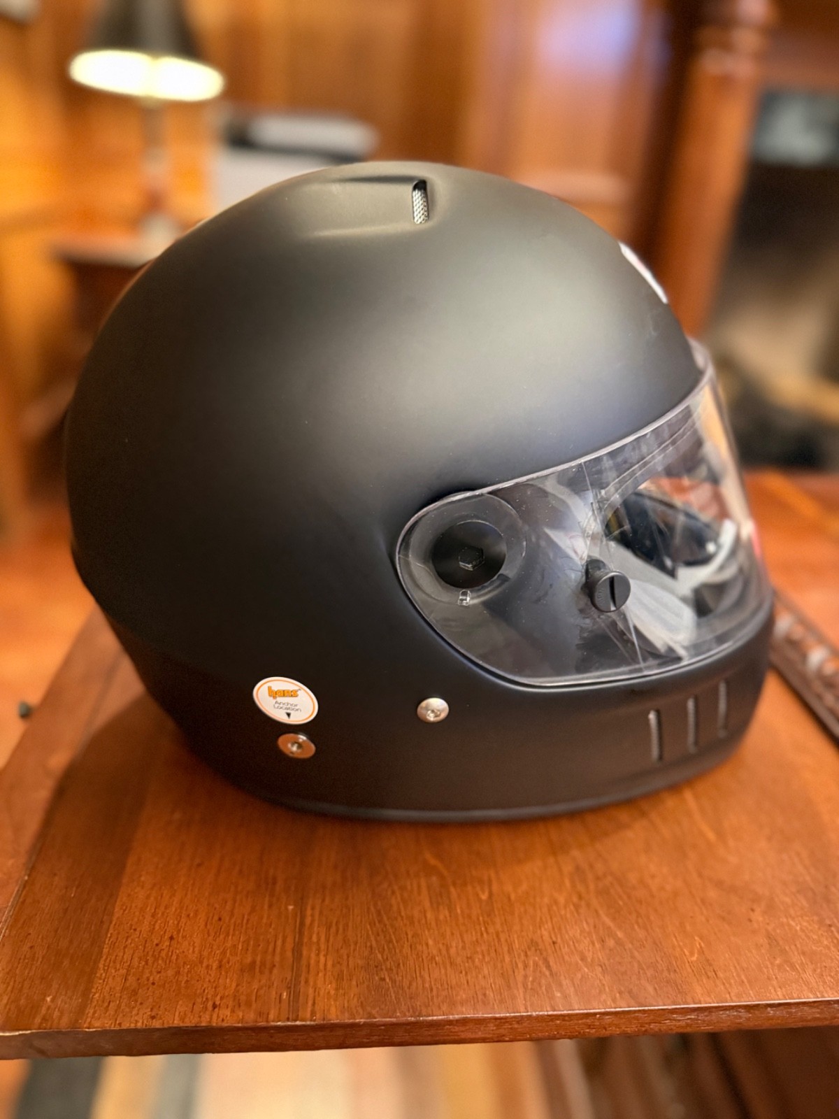G-Force Racing Gear SA2005 Snell Full Face Racing Helmet Large with HANS Posts