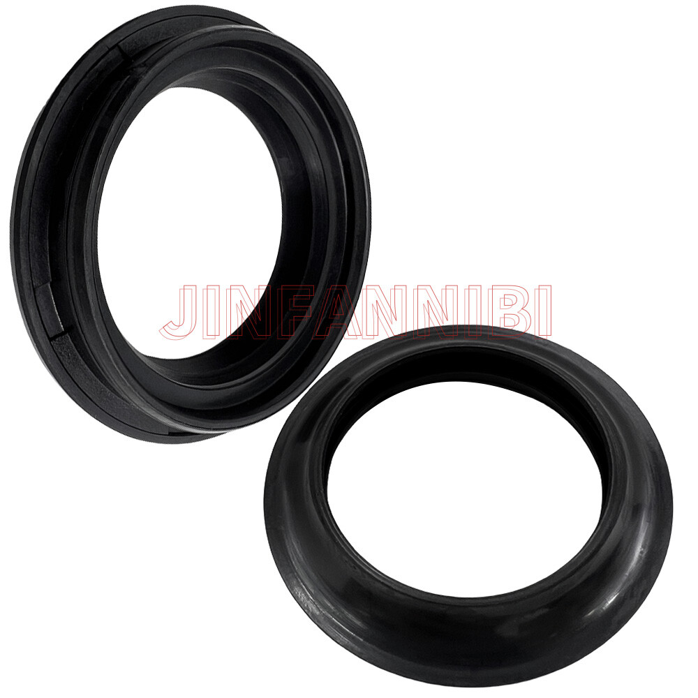 4pcs 43x55x10 Motorcycle Front Fork Damper Shock Oil Seal & Dust Seals Kit Set