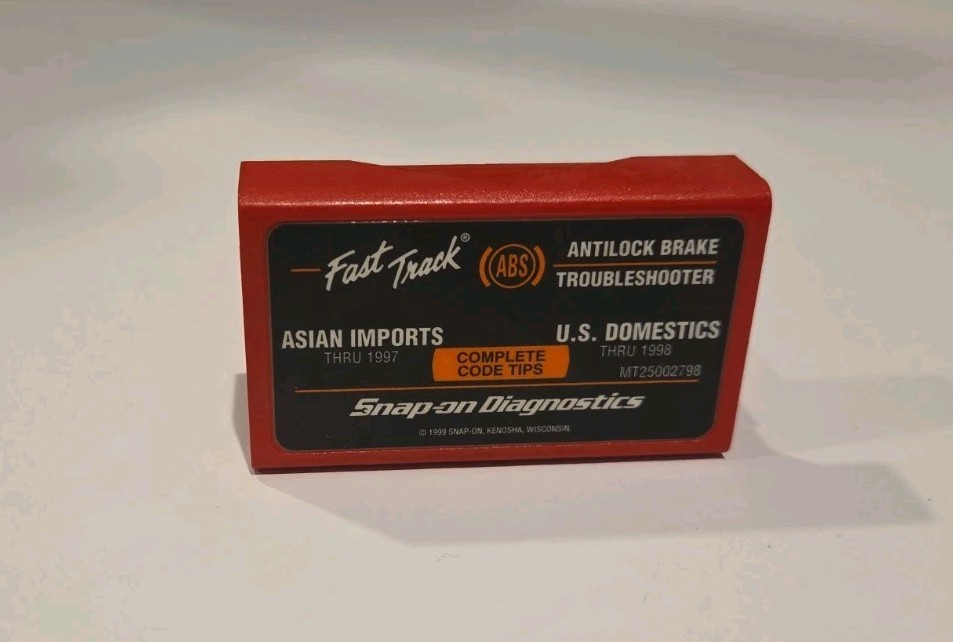 Snap On Software Cartridge Mt25002798 A B S Asian & Domestic