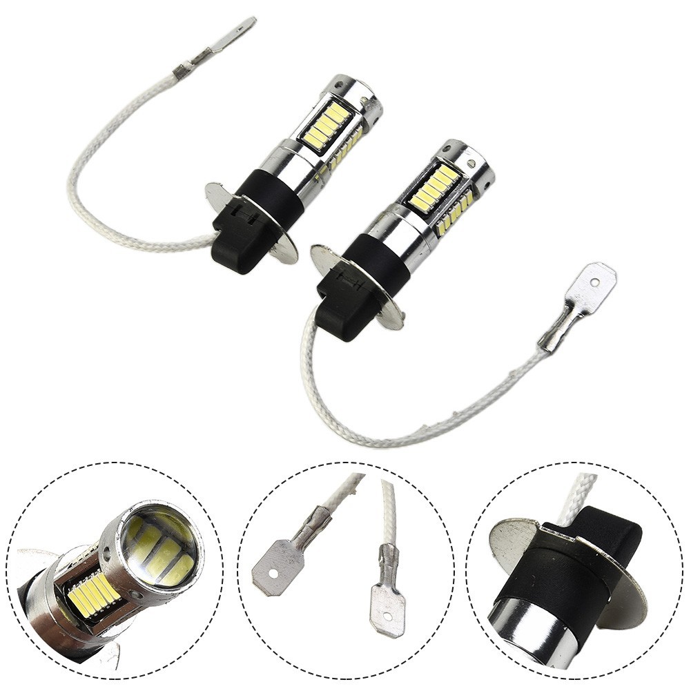 1800LM Fog Light DC 12V-24V Accessory Parts Replacement 1Pair LED Bulbs New