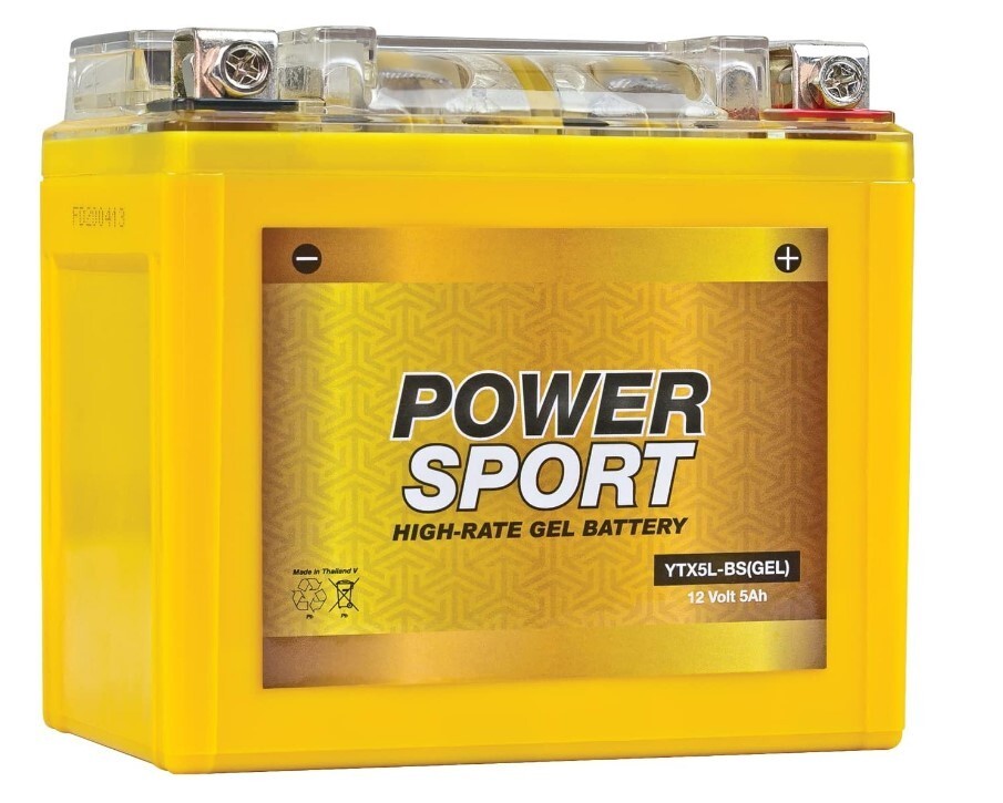 ExpertPower YTX5L-BS 130 CCA GEL MOTORCYCLE SCOOTER BATTERY FOR MG5L-BS