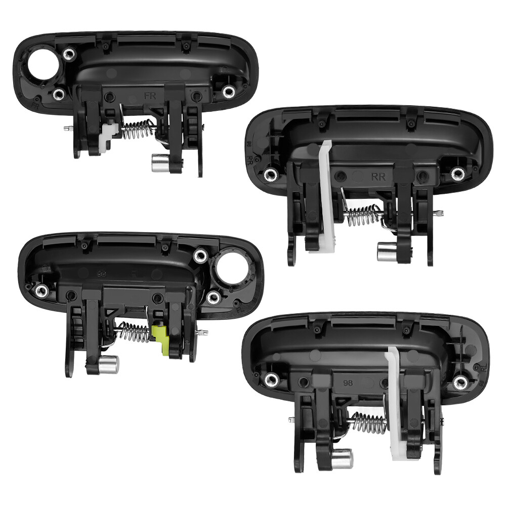 4Pcs Outer Outside Door Handles For 98-02 Toyota Corolla Left Right+Front Rear