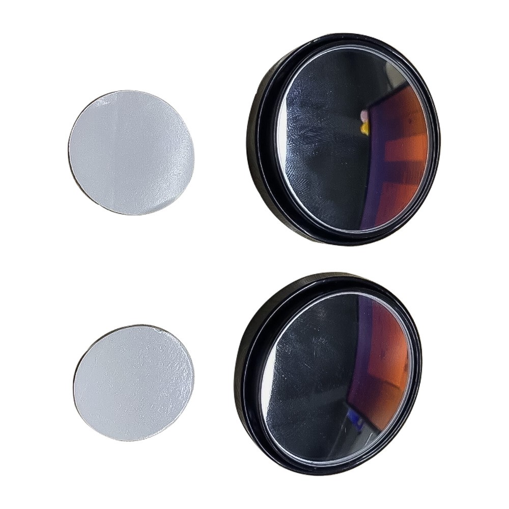 2Pc Blind Spot Mirrors Round HD Glass Side for Car Convex 360° Rear View Mirro