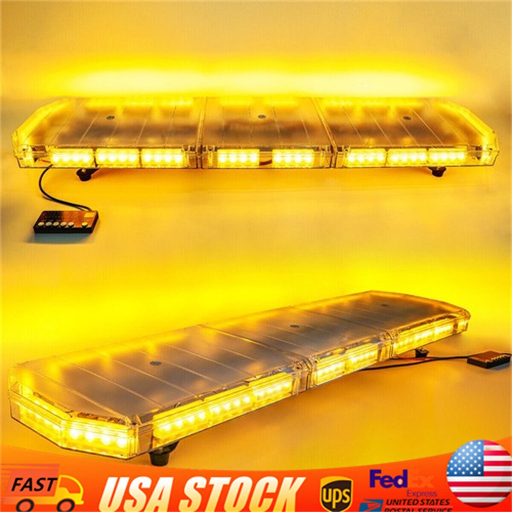 48″ 88-LED Strobe Light Bar Emergency Warn Beacon Tow Truck Response Work Lamp