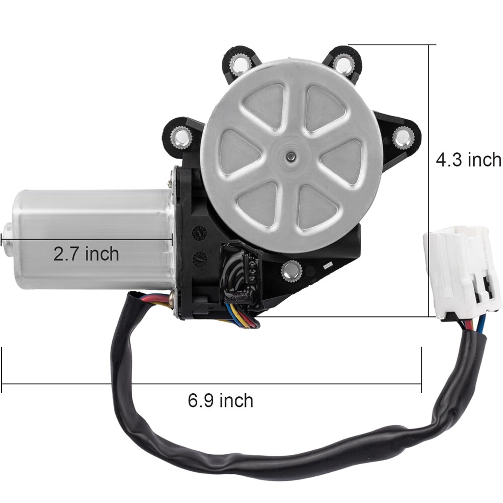 Front Left And Right Window Motors For 03-07 Infiniti G35 & 03-09 Nissan 350Z