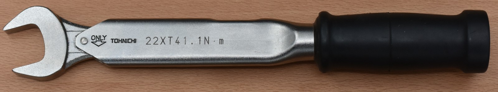 TOHNICHI 22XT41.1N.M PRESET OPEN END HEAD CLICK TORQUE WRENCH MADE IN JAPAN