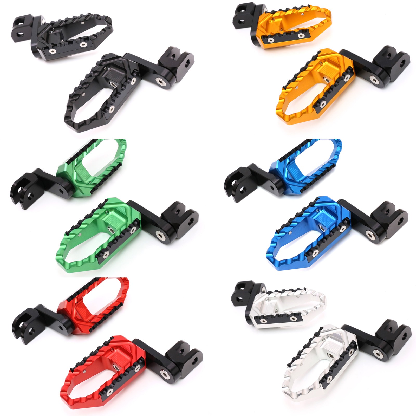 Black 1.5 in Extend Front Cruise Foot Pegs For Vmax 1700 09-11 12 13 14 15 16 17