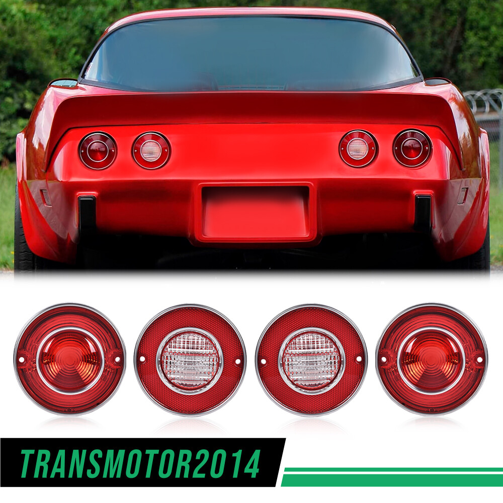 Tail Lights and Backup Lights Set Fit For 1975-1979 Chevrolet Corvette C3 New