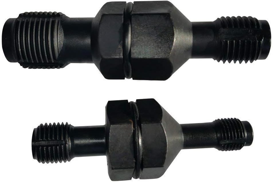 Alltooetools Spark Plug Thread Chaser Tool M10 x 1.0/M12 x 1.25 M14 x Black