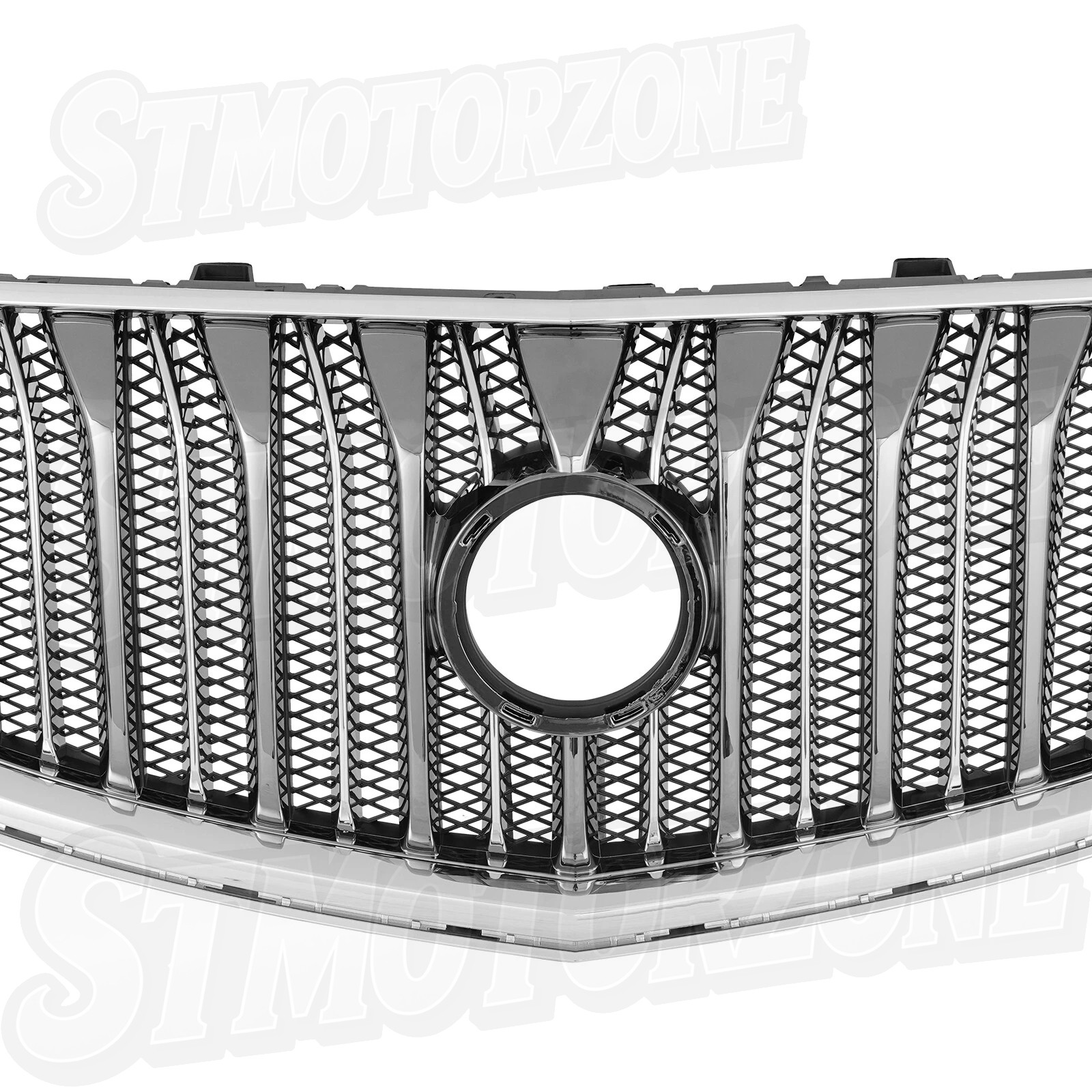 Front Upper Grille Grill Assembly Chrome & Black For 2013-2017 Buick Enclave