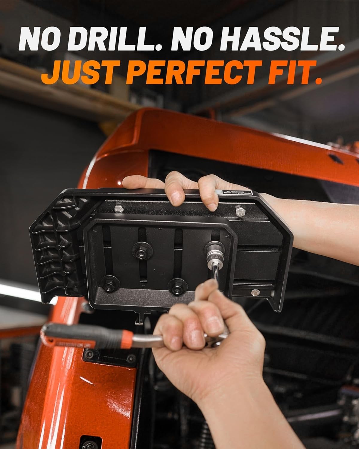 WOLFBOX Retractable Bed Step for 2019-2026 Chevy Silverado & GMC Sierra 1500