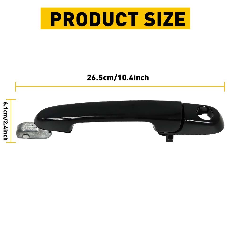Front Left Driver Side Outside Exterior Door Handle for 2006-2011 Hyundai Accent
