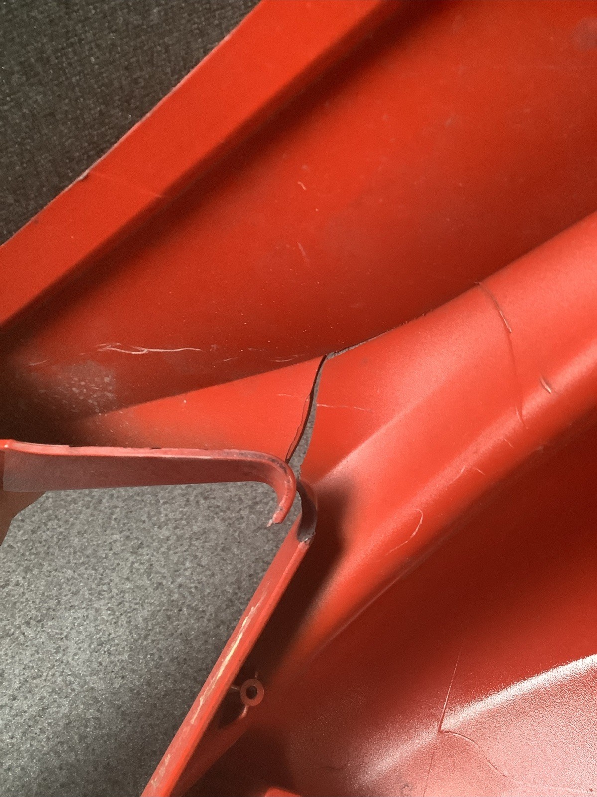 12-14 MV Agusta F3 675 OEM Upper Front Nose Fairing Cowl Red 533