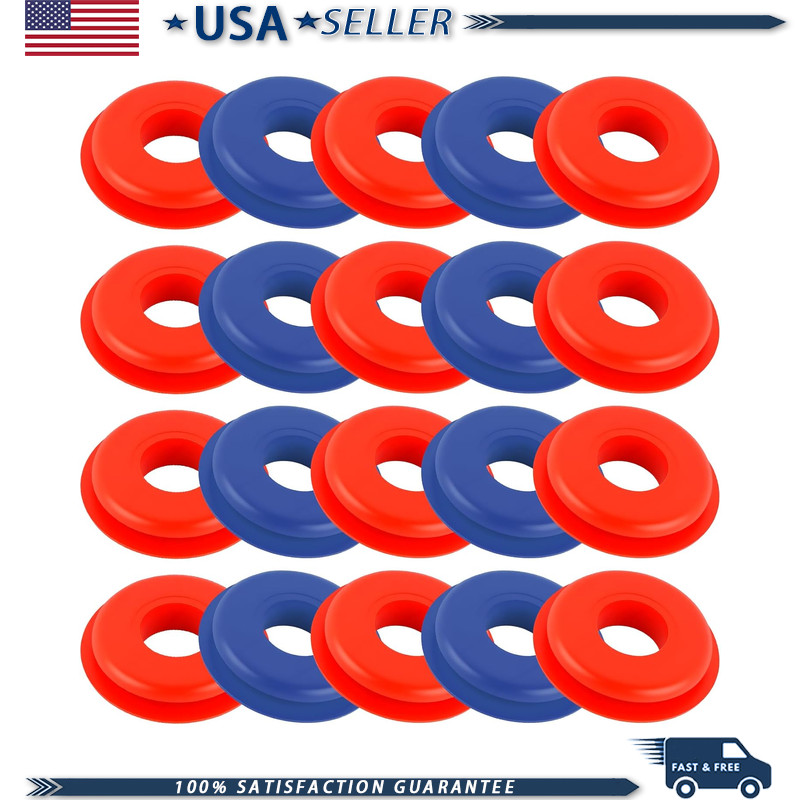 20PCS Glad Hand Seal Gaskets, Round Rubber Gasket Elastic Grommet, Thickened Ant