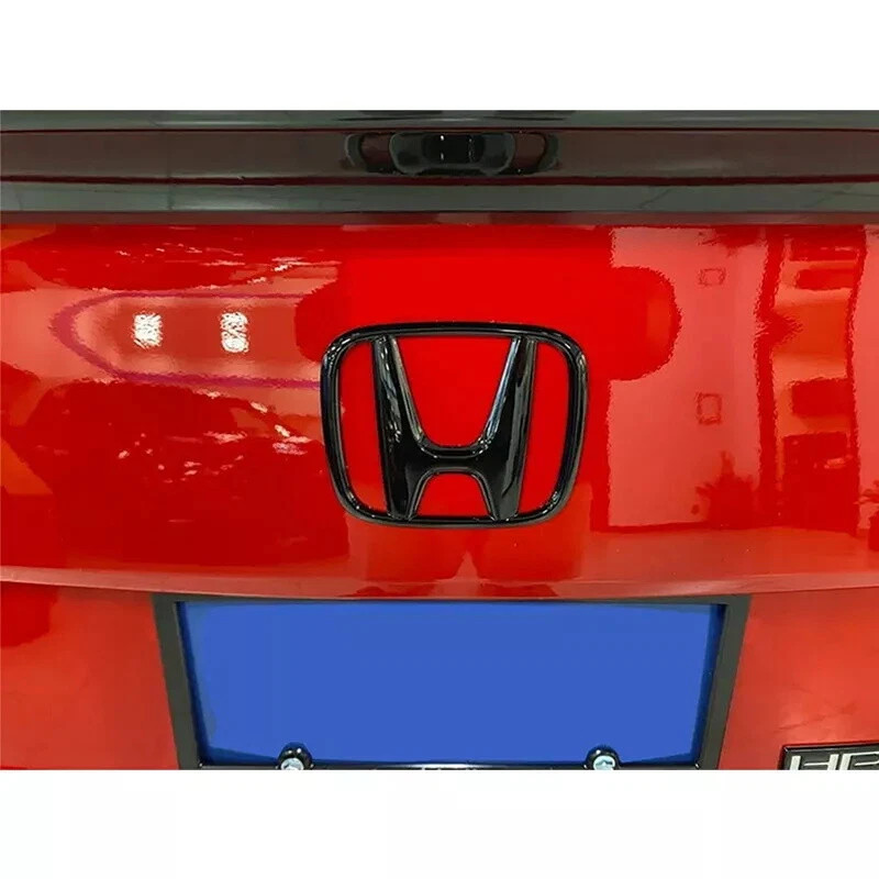 Black Front Grill Trunk Emblem For Honda Accord EX SE Sedan 4Dr 2018-2022 Badge