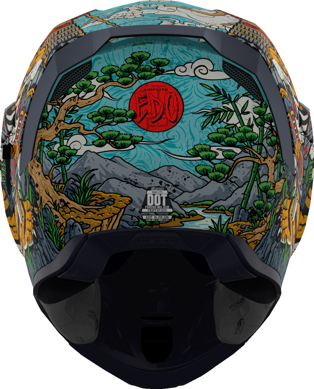 Icon Airflite Edo MIPS Unisex Adult Full Face Motorcycle Race Street Helmet